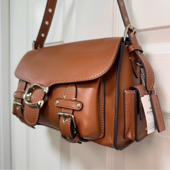 Coach Western Tabby Shoulder Bag in Burnished Amber NWT - Picture 4 of 13